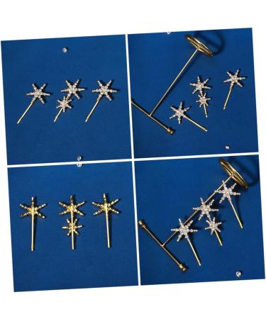 Ipetboom 1 Set Starfish Hairpin Bling Hair Pin Kids Hair Accessories Hair Jewelry Women Headdress Rhinestone Headpiece for Women Hair Clip for Wedding Miss Hair Fork Fashion Rhinestones - Buy Online on GoSupps.com
