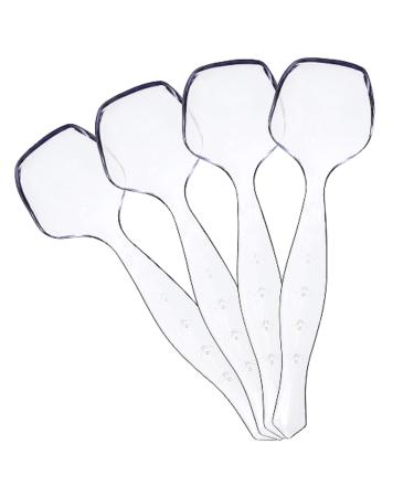 Plasticpro Disposable Plastic Serving Spoons Durable Heavy Duty Premium Serving Utensils Clear Pack of 4 4 Serving Spoons - Buy Online on GoSupps.com