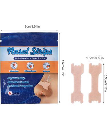 Nasal Breathing Strips | Non-Woven Fabrics | Congestion Relief and Snoring | Reduce Mucus Accumulation - Buy Online on GoSupps.com