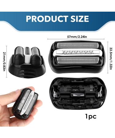 32B S3 Replacement Shaver Heads Shaver Accessory Compatible with Braun Series 3 Electric Razor s3 Replacement Head for Electric Foil Cordless Razor Fit 32s 300s 320s 330s 340s 370cc 390cc 3050cc - Buy Online on GoSupps.com