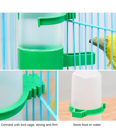 Jicyor 3-Piece Automatic Water Dispenser for Birds - Plastic Clip Feeding Bottles for Parrots & Pigeons | Perfect for Pet Cages - Buy Online on GoSupps.com