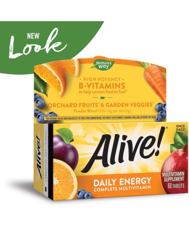 Nature's Way Alive! Daily Energy Multivitamin 60 Tablets - Boost Your Wellness - Buy Online on GoSupps.com