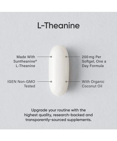 Buy Sports Research L-Theanine 200 mg - 60 Softgels for Relaxation & Focus - Buy Online on GoSupps.com