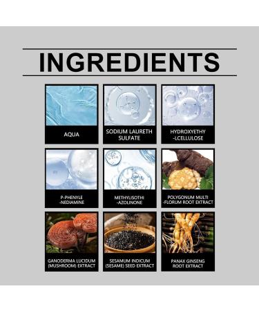 Lorenge Natural Hair Color Shampoo for White Hair Colored Hair Shampoo Hair Dye Shampoo Instant Hair Dye Shampoo Color Shampoo Hair Dye (Brown) - Buy Online on GoSupps.com