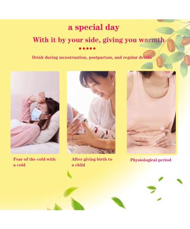 Dark Brown Sugar Ginger Jujube Tea 14.2oz/400g Combination of Black Sugar Cube Red Dates Shredded Ginger Ancient Method Handmade No Added For Women Tea Warming Tea - Buy Online on GoSupps.com