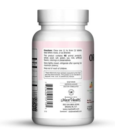 Maxi Health Chewable Oraldophilus - Non Dairy - Probiotics Tropical Flavor 100 Chewies Kosher Tropical Tablets 100 Count (Pack of 1) - Buy Online on GoSupps.com