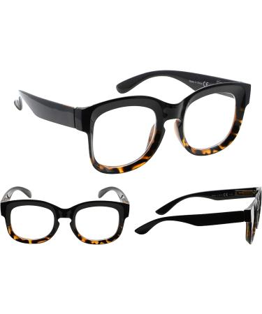 4 Pairs Fashion Ladies Reading Glasses - Large Frame Eyeglasses for Women +1.50 Diopters - Stylish & Affordable Readers - Buy Online on GoSupps.com