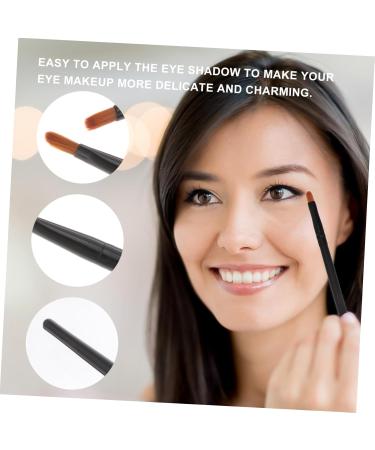 Beavorty 10pcs Nose Shadow Brush Creme Eyeshadows Face Powder Brush Single-head Brush Eyebrow Brush Flat Miss 13x0.8cm Black - Buy Online on GoSupps.com
