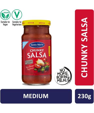 Saint Mary Santa Maria Chunky Salsa Sauce medium voor Mexican Kitchen 230 g - Buy Online on GoSupps.com