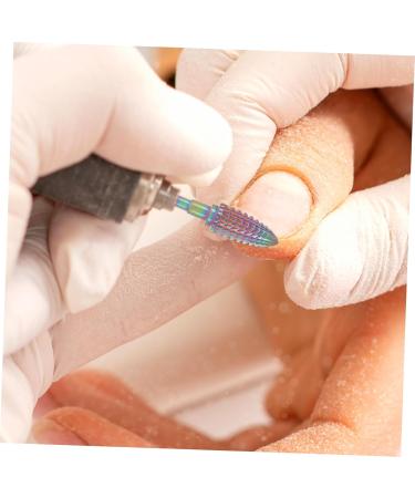 MERRYHAPY Manicure Tools Safety Bits for Nail Drill Nails Drill Bits Nail Bit Nail Art Polishing Tools Manicure Art Drill Bits Cuticle Pusher Drill Bits for Nails Tungsten Steel 5.4x1.2cm Colorful - Buy Online on GoSupps.com