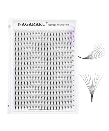 Buy Nagaraku Volume Eyelash Extensions | 320pcs Premade Fans | 10D 0.07mm C Curl | International Shipping Available - Buy Online on GoSupps.com