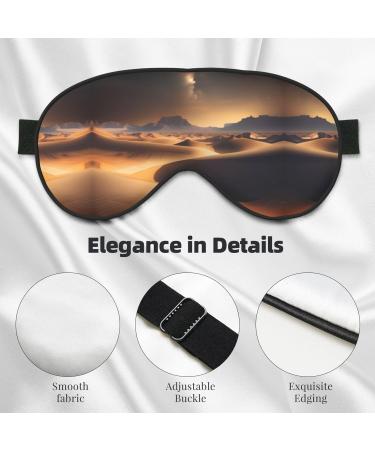 Desert Stars Eye Mask - Soft Adjustable Sleep Mask for Men & Women | Ultimate Nighttime Comfort - Buy Online on GoSupps.com