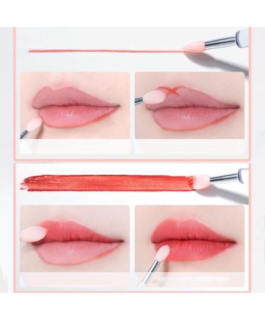 znutc Silicone Lip Brush - Silicone Lip Brushes Tool Portable - Lipstick Applicator Brushes with Lids for Makeup Beauty Brushes Eyeshadow Lip Brush for Applying Oil - Buy Online on GoSupps.com