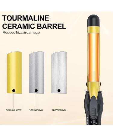 DAN Technology 1 Inch Curling Iron - 25mm Hair Curler for All Hair Types | Dual Voltage Fast Heat Up Curling Wand for Curls & Waves - Buy Online on GoSupps.com