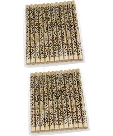 NOLITOY 2pcs set 12pcs Waterproof Shell Pens A Brush Eyebrow of Pencil Double-ended Leopard Eyeliner & 1 count (Pack of 1) As Shownx2pcs - Buy Online on GoSupps.com
