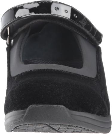 Drew Rose Women's Cushioned Mary Jane Shoes - 9 Wide Black Velvet | Comfortable & Stylish International Shipping - Buy Online on GoSupps.com