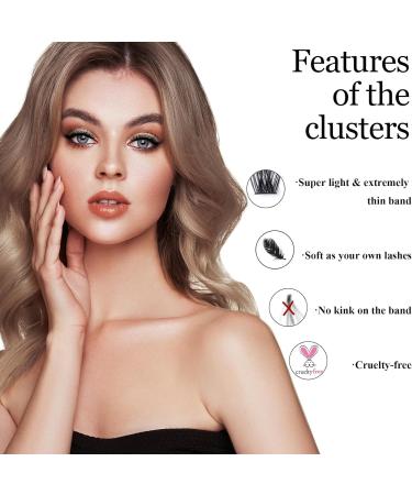 Tinure Lash Extension Kit-Individual Lashes with Bond and Seal-120 Lash Clusters DIY False Eyelashes Natural Cluster Lashes with Eyelash Glue and Lash Tweezers C D Curl 10/12/14/15/16mm (DM-01 120 C-Mix(10-16mm)Kit) 120 C-Mix(10-16mm)Kit Dm-01 - Buy Online on GoSupps.com