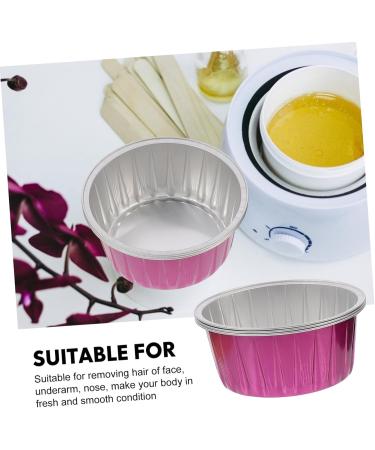 Frcolor 6 Mini Wax Melting Bowls - Aluminum Foil Replacement for DIY Candles & Hair Accessories - 8.5x8.5x3.8cm - Buy Online on GoSupps.com