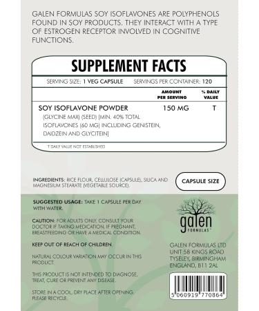 Galen Formulas Soy Isoflavones - Buy Online on GoSupps.com