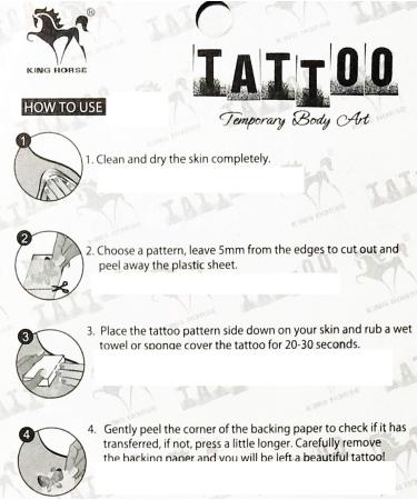 Mini Tattoos 2 Sheets Beautiful Flower Vine Cartoon Temporary Stickers | Vintage Old School Body Art for Kids & Adults - Buy Online on GoSupps.com