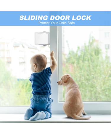 Vicloon Child Locking Sliding Door Locks - 2 Pack No Drill Safety Locks for Windows & Closets - Buy Online on GoSupps.com