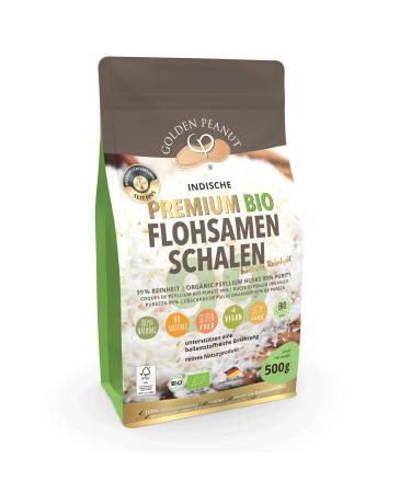 Organic Psyllium Husks 99% Purity 500g Bag