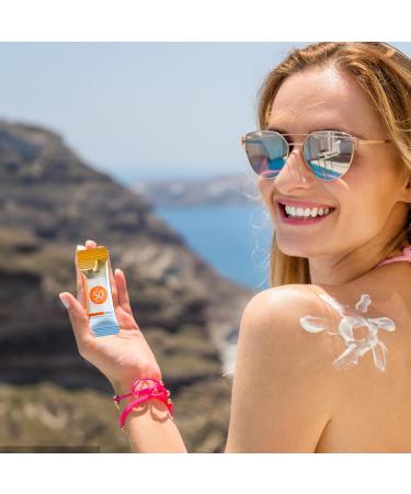 50 Pieces m-ini Sunscreen Anti-Age Sunscreen Travel Size Thin dis-posable Sunscreen SPF50+ PA+++ Sweat-resistant Sunscreen Anti-UV Moisturizing Lotion - Buy Online on GoSupps.com