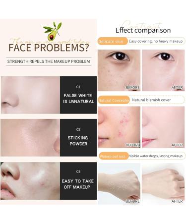 Mushroom Head Air Cushion Foundation CC Cream | BB Cream Concealer | Moisturizing & Brightening | Perfect for All Skin Types | 15g | Ideal Gift - Buy Online on GoSupps.com