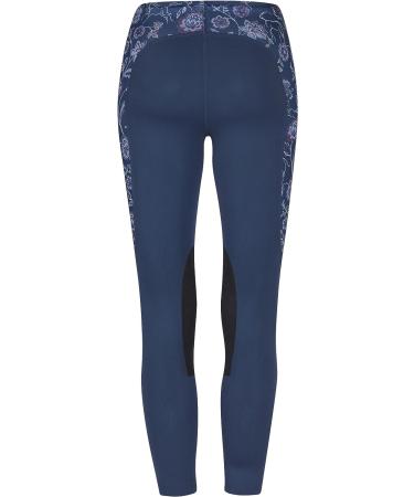 Kerrits Kids Small Admiral Knee Patch Performance Tight - Winter Bloom - Buy Online on GoSupps.com