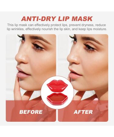 Hydratant L vres 20 Patchs Rouge Petit Film Protecteur Anti-dess chement Femmes Nuit Soin L vres Sensibles Bo te - Buy Online on GoSupps.com