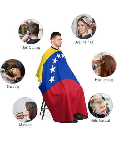 Venezuela Flag Barber Cape - Premium Haircut Apron for Home Salon & Barbershop - Buy Online on GoSupps.com