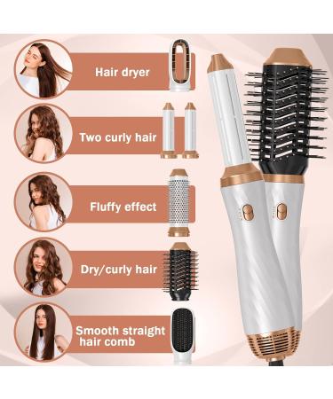 Ukliss 6-in-1 Air Styler Set - Ionic Hair Dryer & Styling Brushes for Smoothing Volume & Curls | Automatic Warm Air Brush - Buy Online on GoSupps.com