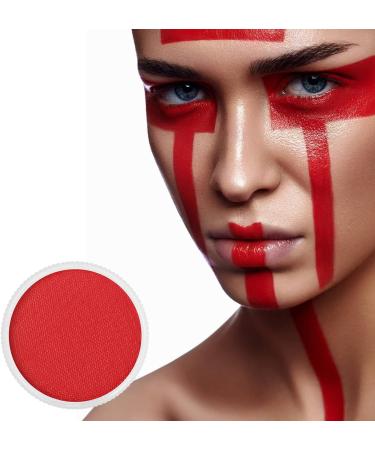 Go Ho Red Face Body Paint Makeup 25g - Professional Water-Based Creamy to Gel Body Painting Palette for Cosplay, SFX, Costumes, Festivals, Halloween - Buy Online on GoSupps.com
