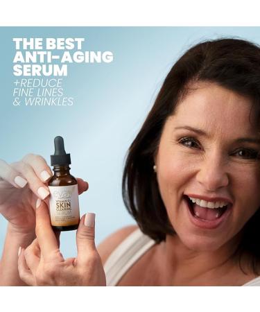 Vitamin C Plus Skin Clearing Serum - Anti-Aging & Brightening with Hyaluronic Acid & Retinol (1 oz) - Buy Online on GoSupps.com