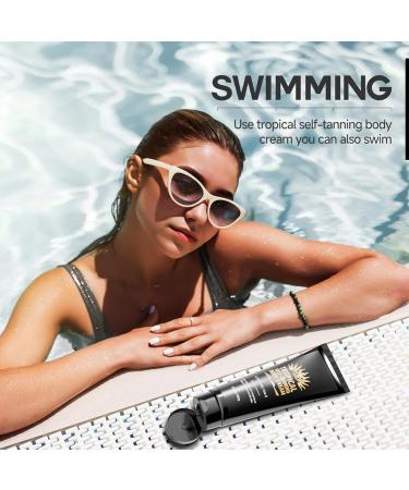  G n rique Tanning Lotion Gentle Natural Sun 6.18in Tanning Body Bronzer Sun Skin Care Beauty Supplies for Mom Daughter Girlfriend Smooth Radiant Glow UV Protection - Buy Online on GoSupps.com