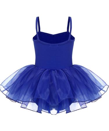 Zaclotre Little Girls Sequin Leotard | Sparkly Navy Ballet Tutu Dress for Kids 8-9 Years - Buy Online on GoSupps.com