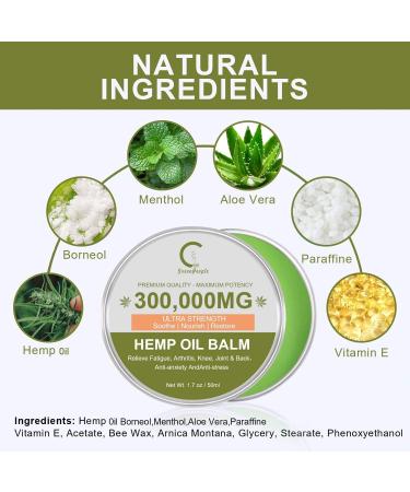 Hemp Balm - Relax for The Back Knees Hands Neck Shoulder and Muscle - 1.7oz - Buy Online on GoSupps.com