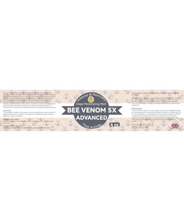 Organic Bee Venom Muscle Joint Cream 10x Maximum Caring Ointment Soothe Shoulder Back Neck Hands Knuckles Elbows Feet Leg Knees Ankle Meniscus for Adults Elderly 4 Fl Oz (Pack of 1) - Buy Online on GoSupps.com