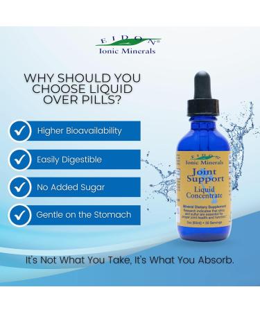 Eidon Supplement Liquid Concentrate - Contains Ionic Silica and Sulfur Support Drops for Stronger Hair Skin and Nails Bioavailable No Additives or Preservatives - 2 oz 2 Fl Oz (Pack of 1) - Buy Online on GoSupps.com