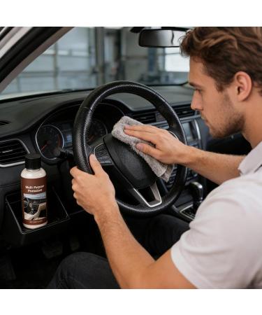 Leather Care Balm 3.9-inch Leather Cleaning Cream | Polishing Wax Color Restoration - 100 ml Nourishing Protective Shine for Bags Furniture Car Seats Jackets Care - Buy Online on GoSupps.com