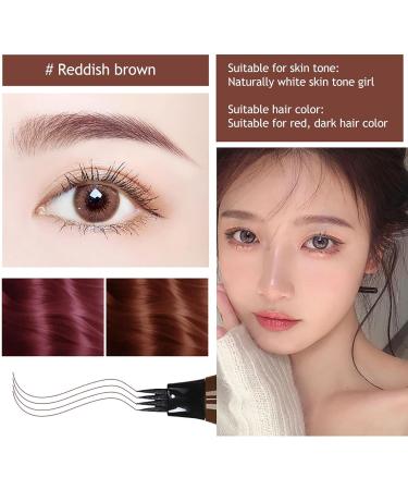 Liquid Eyebrow Pencil | Waterproof Eyebrow Marker Pen Microblade Eyebrow Pen for Natural-Looking Eyebrow Makeup Waterproof Eyebrow Contouring Xuey-ca - Buy Online on GoSupps.com