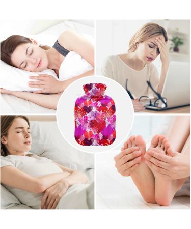 Valentine's Day Heart Flowers Heat Bottle | 1L Hot Water Bottle for Pain Relief & Comfort | Ideal Gift for Warm & Cold Compress - Buy Online on GoSupps.com