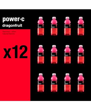 Buy Vitaminwater Power-C Dragonfruit - Electrolyte Enhanced Drink 20 Fl Oz (12 Pack) | International Shipping Available - Buy Online on GoSupps.com