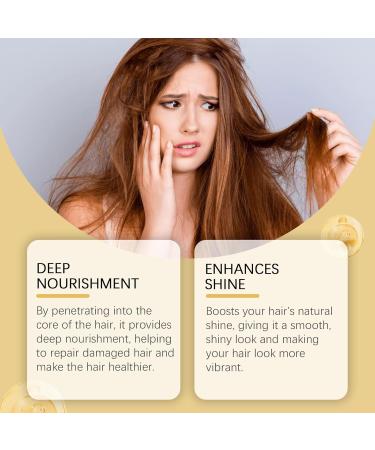 Luxury Nourishing Protein Hair Cream with Amino Acids Moisturizing and Gentle Hair Mask for Dry Frizzy and Damaged Hair (1pcs) - Buy Online on GoSupps.com