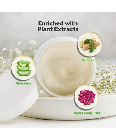 Organic Wild Yam Cream for Hormone Balance | PMS & Menopause Relief | Hot Flash & Night Sweat Support (4 oz - Buy Online on GoSupps.com