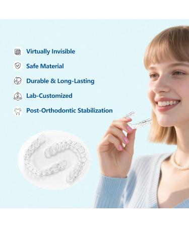 Custom Retainer, Clear Replacement Retainers for Teeth, BPA & Latex-Free, for Adults & Teens (Single Teeth Retaienr) - Buy Online on GoSupps.com