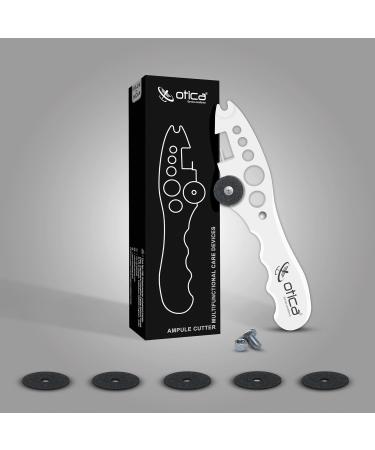 Otica Ampoule Cutter for Doctors & Nurses | Glass Bottle Breakers for Hospitals & Clinics | White Opulent Garden - Buy Online on GoSupps.com