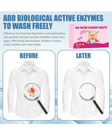 Multi-functional Bio-enzyme Cleaning Tablets Bio Enzyme Explosive Salt Bio-enzyme Cleaning Tablets Cleaning Agents for Clothes Shoes and Curtains Washing Tablets for Clothes - Buy Online on GoSupps.com