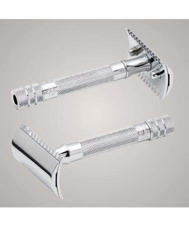 Merkur 15C Razor Plane | Classic Chrome Open Comb | Ideal for Wet Shaving | Made in Germany - Buy Online on GoSupps.com