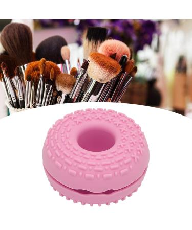 Buy Pinkish Silicone Makeup Brush Cleaning Bowl | Gradual Texture for Effortless Brush Care - Buy Online on GoSupps.com